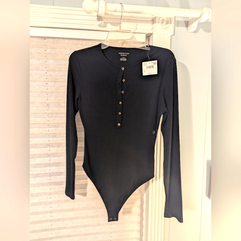 American eagle bodysuit black